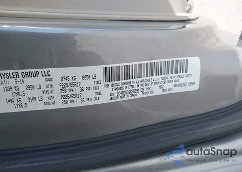 2014 Dodge Grand Caravan Sxt from USA, damaged, VIN 2C4RDGCGXER391135